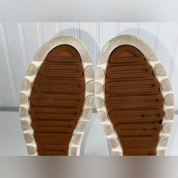 Vionic Simasa White Leather Shoes Orthotic Comfort Supportive Size 9 - Picture 9 of 14